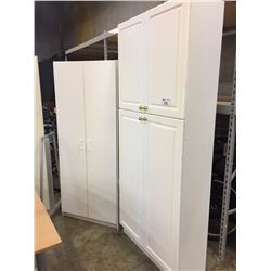 7' 4 DOOR CABINET & BEIGE 6' 2 DOOR CABINET