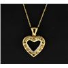 Image 2 : 10K Diamond Heart Pendant