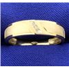 Image 1 : 10K 3-Diamond Wedding Band