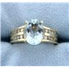 Image 1 : Topaz and Diamond Ring