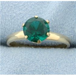 Lab Emerald Ring