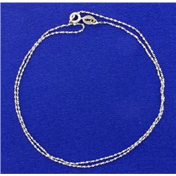 17 Inch Sterling Silver Chain