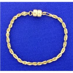 Rope Style Bracelet with Magnetic Clasp