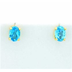 Blue Topaz Earrings