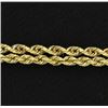 Image 2 : 18 1/2 Inch 14K Rope Necklace