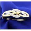 Image 1 : 2ct Total Weight Diamond Bangle Bracelet