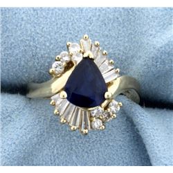 Diamond & Sapphire Ring