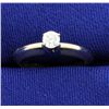 Image 1 : Diamond 14k Solitaire Ring