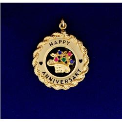 Happy Anniversary Charm or Pendant