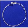 Image 1 : 17 Inch Sterling Silver Chain