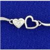 Image 2 : Diamond Heart Bracelet