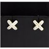 Image 1 : Diamond "x" Earrings