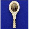 Image 1 : Diamond Tennis Racket Pendant