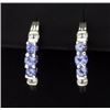 Image 1 : Tanzanite & Diamond Earrings