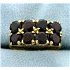 Image 1 : 18k Italian Made 4ct TW Garnet Ring