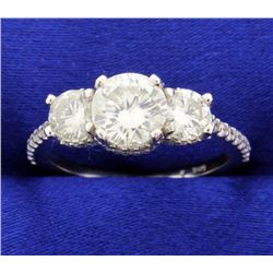 2 Carat TW Three Stone Diamond Ring