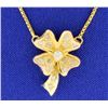 Image 1 : Diamond Flower Necklace