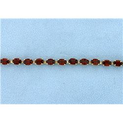 10 Carat Garnet 14k Bracelet