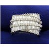 Image 1 : 18k Diamond 3 Carat Ring by Designer "Laura Ramsey"