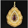 Image 1 : Vintage Amethyst 14K Locket