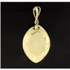 Image 1 : Vintage 14K Locket with Hinged Cover for Pills or Photos