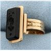 Image 2 : Vintage Coat of Arms Signet Ring