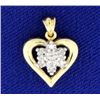 Image 1 : Diamond Heart Pendant