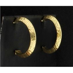 14K Half Hoop Earrings