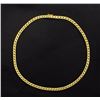 Image 1 : 18 1/4 Inch Italian Made Flat Curb Neck Chain