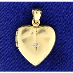 14K Heart Locket