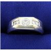 Image 1 : .9ct TW Men's 18K Diamond Ring