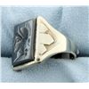 Image 2 : Hematite Gladiator Head Ring