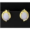 Image 1 : 18k 6ct TW Moonstone Clip-On Earrings