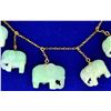 Image 2 : Jade Elephant Necklace