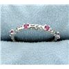 Image 1 : Genuine Ruby Ring set in Sterling Silver