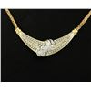 Image 2 : 1 1/2ct Total Weight Diamond Necklace