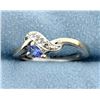 Image 2 : Tanzanite & Diamond ring