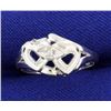 Image 1 : Double Heart Diamond Ring