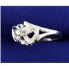 Image 2 : Double Heart Diamond Ring