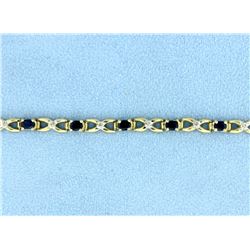 Sapphire & Diamond Bracelet