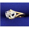 Image 2 : Diamond Double Heart Ring