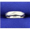 Image 1 : Platinum Band Ring with colored stones in band