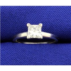 .84 Carat Princess Cut 14k Solitaire Ring