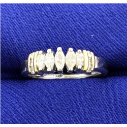 14k White & Yellow Diamond Ring