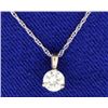 Image 1 : .28 Carat Diamond Pendant Drop