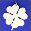 Image 1 : Sterling Silver Four Leaf Clover Pendant