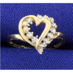 Diamond Heart Ring