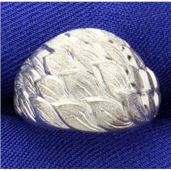 Sterling Silver Feather Ring