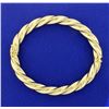 Image 1 : 18K Spiral Bangle Bracelet