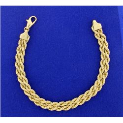 Double Rope Chain Bracelet